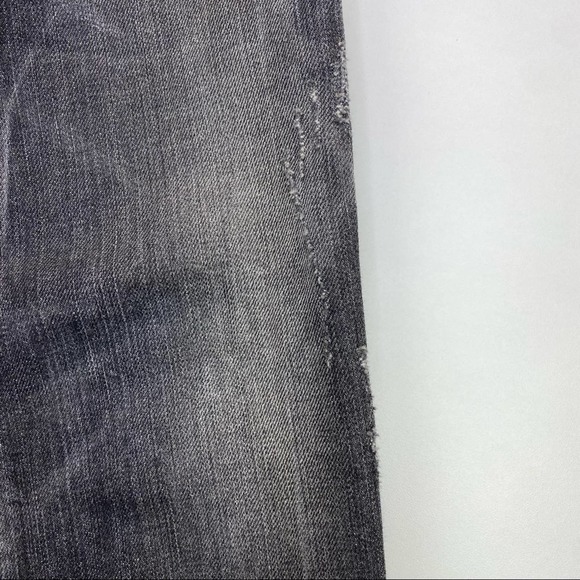 Diesel Matic Stretch Jeans Size 25 x 30 008YP Distressed Black Denim Slim Leg - Picture 5 of 10